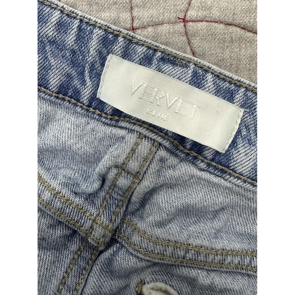 Vervet High Rise Wide Leg Straight Cut Jeans Light Wash / Women's 28‎ - Picture 3 of 9